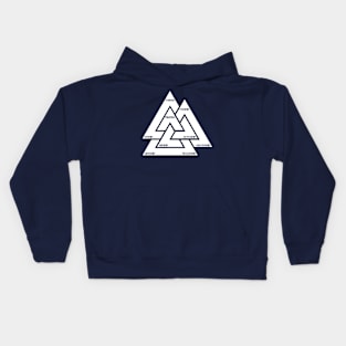 Valknut (Odins Knot) - A symbol of the nine Norse worlds Kids Hoodie